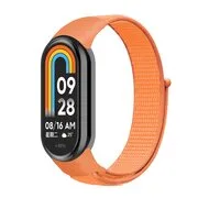 Sport loop nylon bandje - Oranje - Xiaomi Smart Band 8 / 9 / 10 by Watchbandjes-shop – product photo