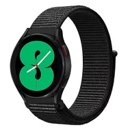 Sport Loop nylon bandje - Zwart gemêleerd - Xiaomi Mi Watch / Xiaomi Watch 2 / Xiaomi Watch S1 / S2 / S3 / S4 (47mm) van Watchbandjes-shop – productfoto