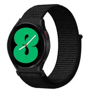 Sport Loop nylon bandje - Zwart - Xiaomi Mi Watch / Xiaomi Watch 2 / Xiaomi Watch S1 / S2 / S3 / S4 (47mm) van Watchbandjes-shop – productfoto