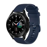 Sportband met motief - Donkerblauw - Samsung Galaxy Watch 4 Classic - 42mm & 46mm van Watchbandjes-shop – productfoto