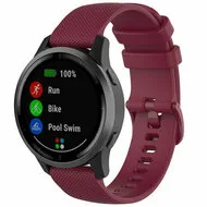 Sportband met motief - Wijnrood - Samsung Galaxy Watch 3 - 45mm van Watchbandjes-shop – productfoto
