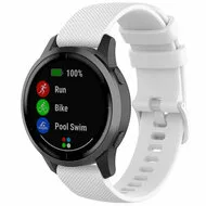 Sportband met motief - Wit - Samsung Galaxy Watch Active 2 by Watchbandjes-shop – product photo