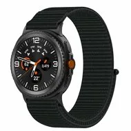 Sportloop nylon bandje - Zwart - Samsung Galaxy Watch 8 Classic - 46mm by Watchbandjes-shop – product photo