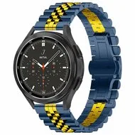 Stalen band - Donkerblauw met goud - Samsung Galaxy watch 7 / Galaxy Watch FE - 40mm & 44mm by Watchbandjes-shop – product photo