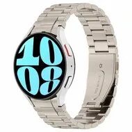 Stalen band met aansluitknop - Titanium kleur - Samsung Galaxy Watch 5 (Pro) - 40mm / 44mm / 45mm by Watchbandjes-shop – product photo