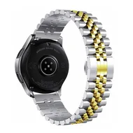 Stalen band - Zilver / goud - Samsung Galaxy Watch Active 2 by Watchbandjes-shop – product photo