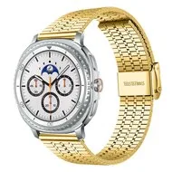 Stalen bandje - Goud - Samsung Galaxy Watch 8 - 40mm / 44mm van Watchbandjes-shop – productfoto