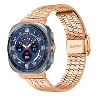Stalen bandje - Rosé goud - Samsung Galaxy Watch Ultra / Ultra 2 - 47mm van Watchbandjes-shop – productfoto