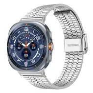 Stalen bandje - Zilver - Samsung Galaxy Watch Ultra / Ultra 2 - 47mm van Watchbandjes-shop – productfoto