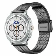 Stalen bandje - Zwart - Samsung Galaxy Watch 9 - 40mm / 44mm van Watchbandjes-shop – productfoto