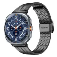 Stalen bandje - Zwart - Samsung Galaxy Watch Ultra / Ultra 2 - 47mm by Watchbandjes-shop – product photo