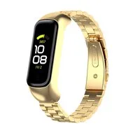 Stalen schakelband - Goud - Samsung Galaxy Fit 2 by Watchbandjes-shop – product photo