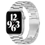 Stalen schakelband - Zilver - Geschikt voor Apple watch 44mm / 45mm / 46mm / 49mm by Watchbandjes-shop – product photo
