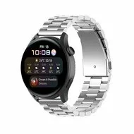 Stalen schakelband - Zilver - Huawei Watch GT 6 / GT 7 / GT 6 pro / GT 7 pro - 46mm van Watchbandjes-shop – productfoto
