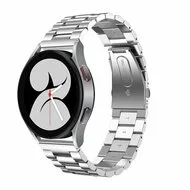 Stalen schakelband - Zilver - Samsung Galaxy Watch 5 (Pro) - 40mm / 44mm / 45mm van Watchbandjes-shop – productfoto