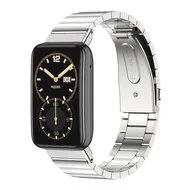 Stalen schakelband - Zilver - Xiaomi Smart band 7 Pro van Watchbandjes-shop – productfoto