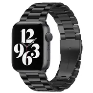 Stalen schakelband - Zwart - Geschikt voor Apple watch 44mm / 45mm / 46mm / 49mm by Watchbandjes-shop – product photo