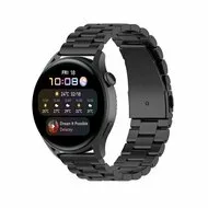 Stalen schakelband - Zwart - Huawei Watch GT 6 / GT 7 / GT 6 pro / GT 7 pro - 46mm by Watchbandjes-shop – product photo