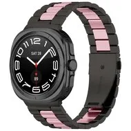 Stalen schakelband - Zwart met rosé goud - Samsung Galaxy Watch 8 - 40mm / 44mm by Watchbandjes-shop – product photo