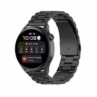 Stalen schakelband - Zwart - Xiaomi Redmi Watch 5 Active / Redmi Watch 5 Lite van Watchbandjes-shop – productfoto