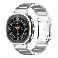 Titanium band - Zilver - Samsung Galaxy Watch 8 Classic - 46mm van Watchbandjes-shop – productfoto