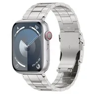 Titanium Premium Link bandje - Zilver - Geschikt voor Apple Watch 38mm / 40mm / 41mm / 42mm van Watchbandjes-shop – productfoto