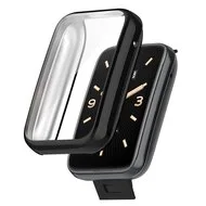 TPU case - Zwart - Xiaomi Mi Band 7 Pro - (volledig beschermd) by Watchbandjes-shop – product photo