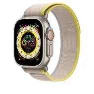 Trail nylon bandje - Beige - Geschikt voor Apple Watch 38mm / 40mm / 41mm / 42mm från Watchbandjes-shop – produktbild