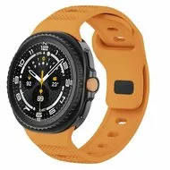 Wave met motief siliconen band - Oranje - Samsung Galaxy Watch 8 Classic - 46mm by Watchbandjes-shop – product photo