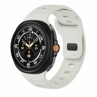 Wave met motief siliconen band - Starlight - Samsung Galaxy Watch 8 Classic - 46mm by Watchbandjes-shop – product photo