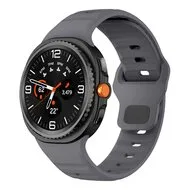 Wave siliconen band - Grijs - Samsung Galaxy Watch 8 - 40mm / 44mm van Watchbandjes-shop – productfoto