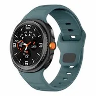 Wave siliconen band - Grijsblauw - Samsung Galaxy Watch 9 - 40mm / 44mm van Watchbandjes-shop – productfoto
