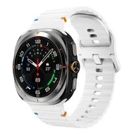 Wave Sport Band - Wit - Samsung Galaxy Watch Ultra / Ultra 2 - 47mm van Watchbandjes-shop – productfoto