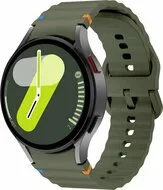 Wave Sportband - Maat: S/M - Donkergroen - Samsung Galaxy Watch 6 Classic - 47mm & 43mm van Watchbandjes-shop – productfoto