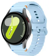 Wave Sportband - Maat: S/M - Lichtblauw - Samsung Galaxy Watch 4 - 40mm & 44mm by Watchbandjes-shop – product photo