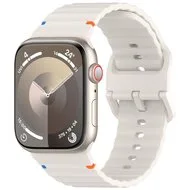 Wave sportband - Sterrenlicht / starlight - Geschikt voor Apple Watch 38mm / 40mm / 41mm / 42mm by Watchbandjes-shop – product photo