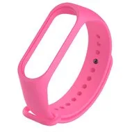 Xiaomi Mi band 3 / 4 / 5 / 6 / 7 bandje OneColor - Roze by Watchbandjes-shop – product photo