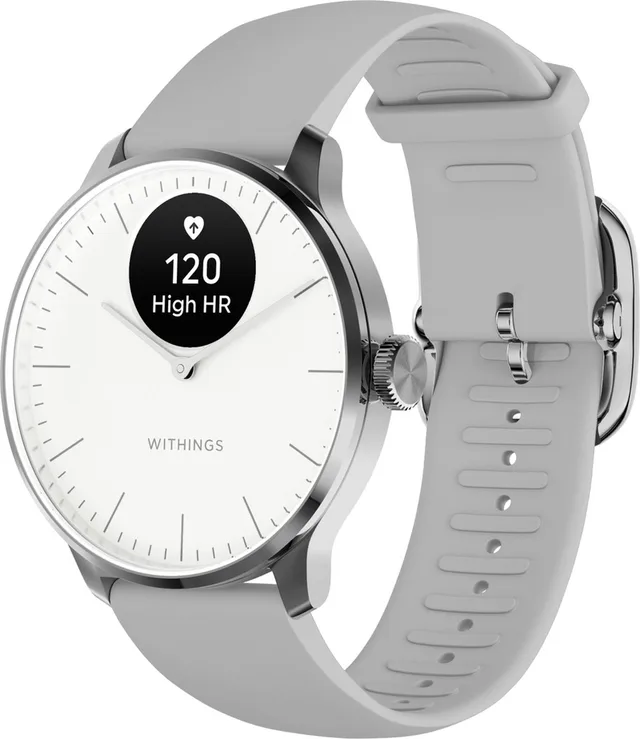 ScanWatch Light - 37mm Hybride Smartwatch - Hartslagmeter, Slaaptracker, Menstruatiecyclus Tracking, Activiteitstracker, 35 Dagen Batterij, Gorilla Glass, 5 ATM Waterdicht
