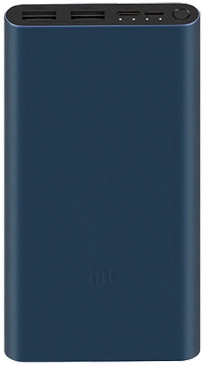 24270 10000mAh Mi 18W Fast Charge Power Bank 3 (Black) van Xiaomi in Zwart – productfoto