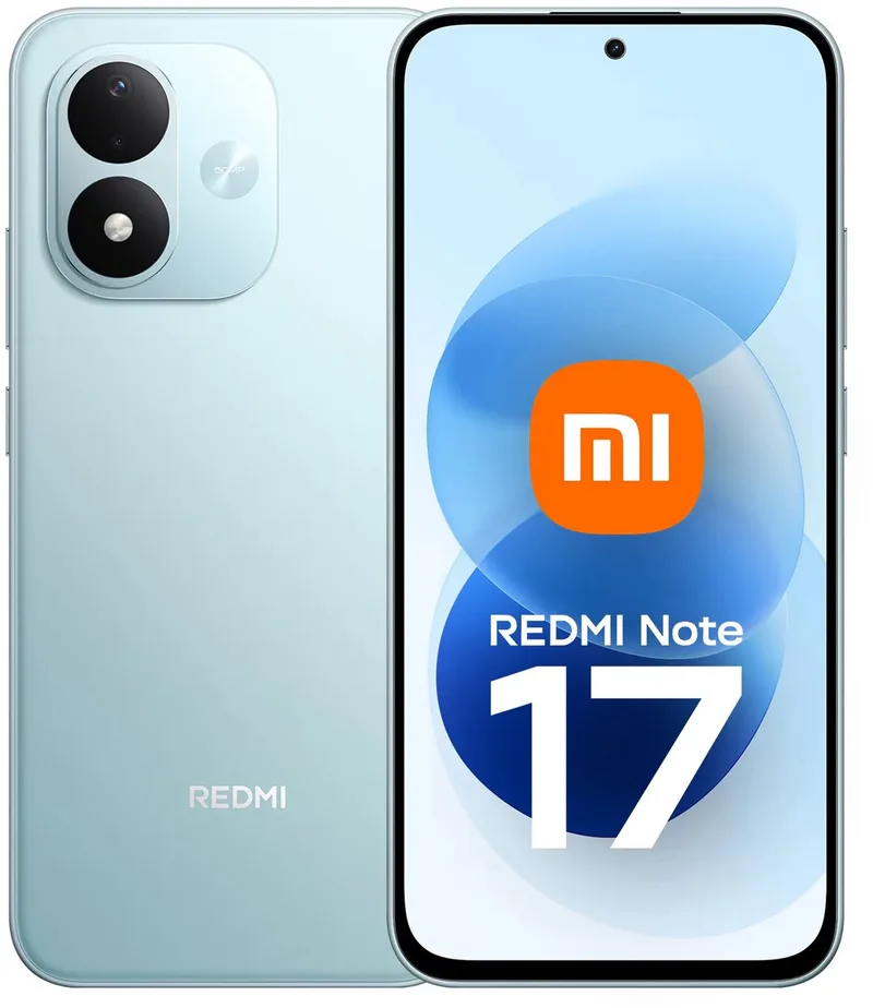 Note 17 - 6G RAM - 256GB - 7700 mAh-batterij met 45 W turboladen - 6,99" FHD+ oogvriendelijk AMOLED-display - IP65 stof- en waterbestendigheid by Xiaomi in Sky Teal – product photo