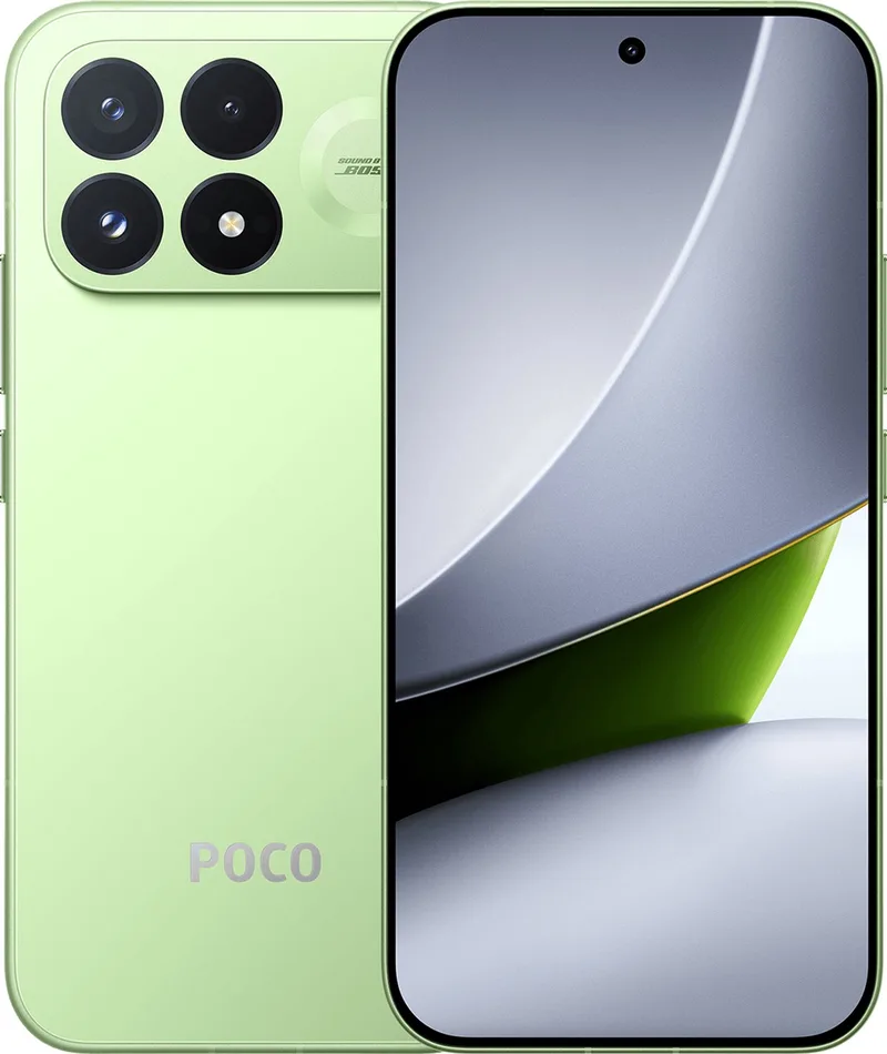POCO F9 Pro 12GB 256GB - 5G Gaming Smartphone – 185Hz, 6330mAh, 100W Snelladen by Xiaomi in Green – product photo
