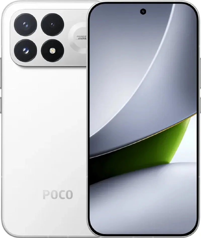 POCO F9 Pro 12GB 512GB - 5G Gaming Smartphone – 185Hz, 6330mAh, 100W Snelladen de Xiaomi en Blanc – photo produit