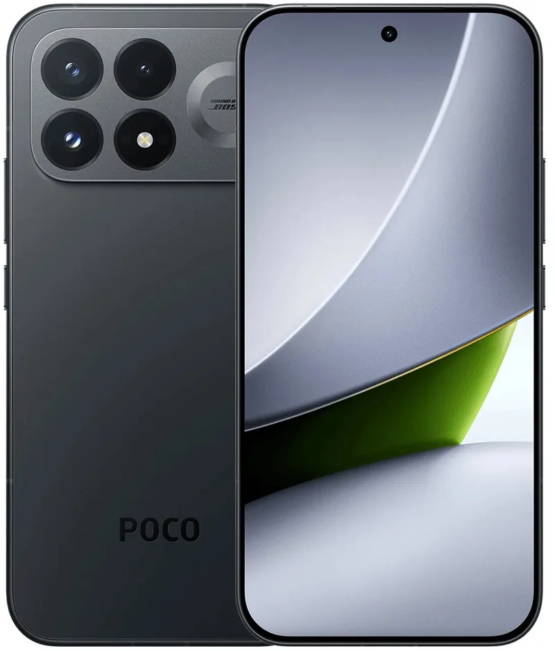 POCO F9 Pro - 12GB RAM - 256GB - Snapdragon® 8 Elite Gen 5 Mobile Platform - 6,59-inch 185 Hz ultrahelder AMOLED display- 100 W bekabelde en 50 W draadloze HyperCharge fra Xiaomi i Sort – produktbillede