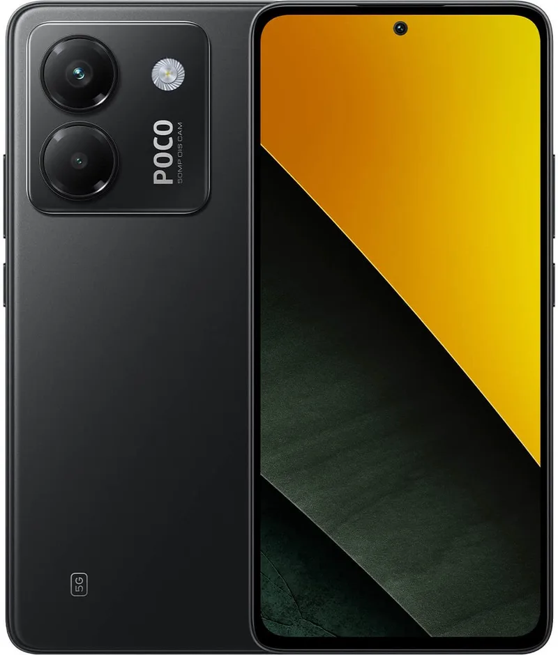 POCO M7 Pro 5G - 12 GB RAM - 512 GB - Powerful Dimensity 7025-Ultra - 120Hz FHD+ eye-care AMOLED display - Scherpe 50MP Sony camera met OIS von Xiaomi in Schwarz – Produktfoto