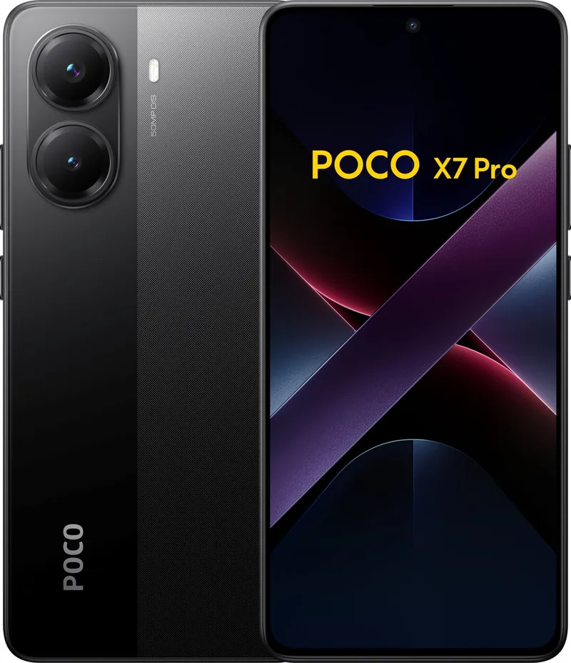 POCO X7 Pro - 5G - 12GB/512GB fra Xiaomi i Sort – produktbillede