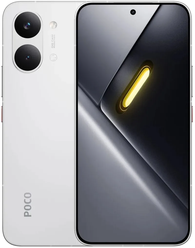 POCO X8 Pro Max - 12 GB RAM - 256 GB - Flagship Dimensity 9500s - 8500mAh batterij met 100W HyperCharge - 6,83" 1,5K 120Hz ultra-helder AMOLED display by Xiaomi in White – product photo