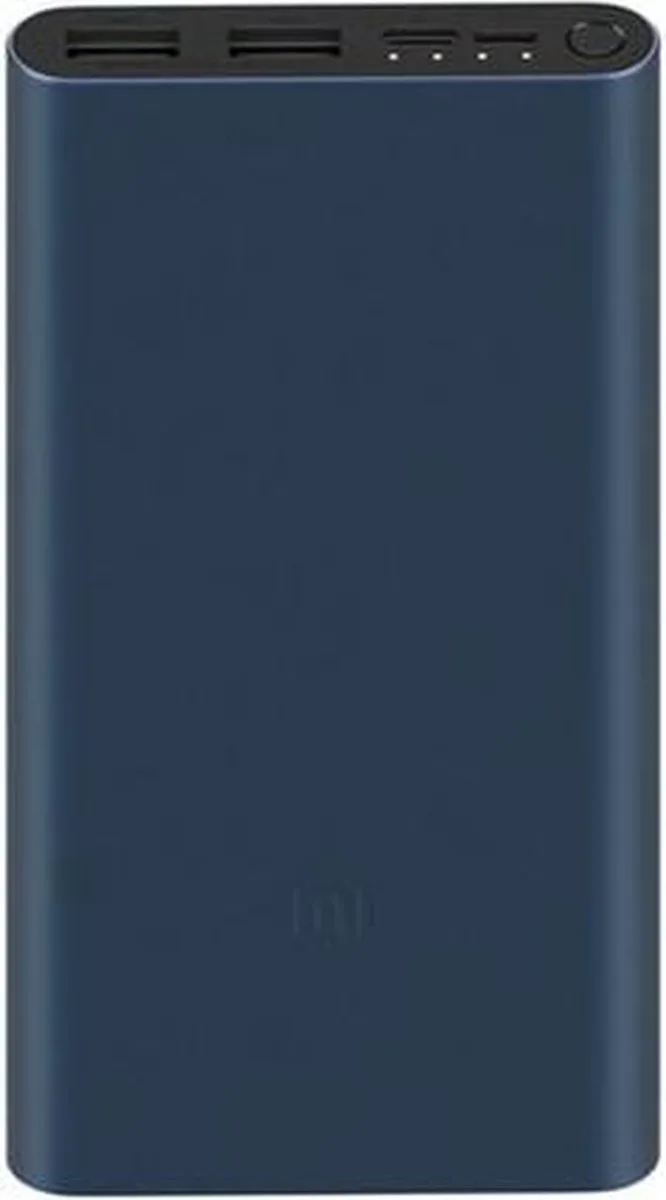 Powerbank 3 met Quick Charge USB-C en 2x USB A 2.0 10000 mAh van Xiaomi in Zwart – productfoto