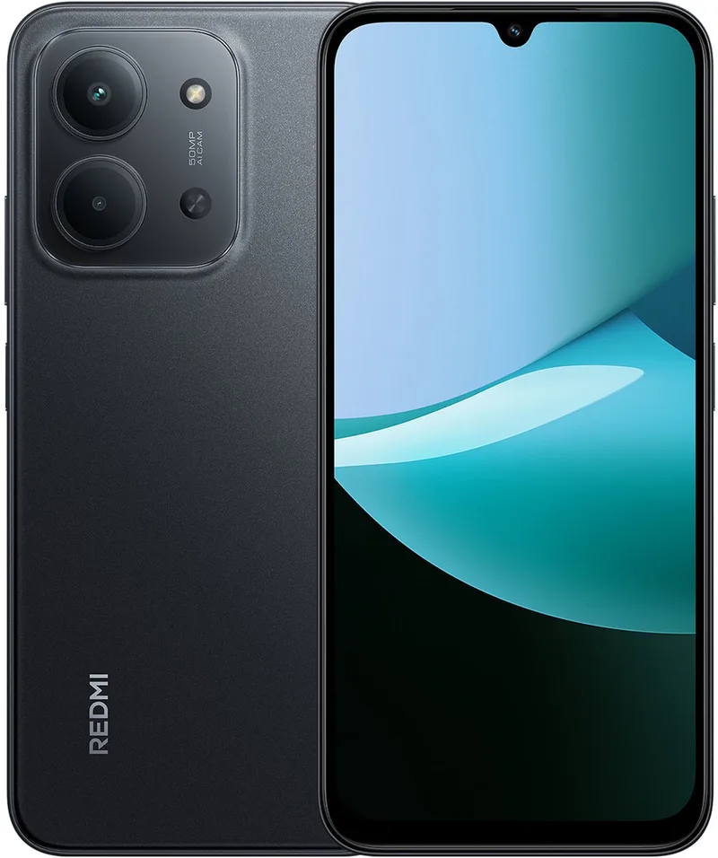REDMI 15C - 4 GB RAM - 256 GB - Enorme batterij van 6000 mAh (standaard) - Indrukwekkend display van 6,9 inch - Slank en verfijnd ontwerp van Xiaomi in Zwart – productfoto
