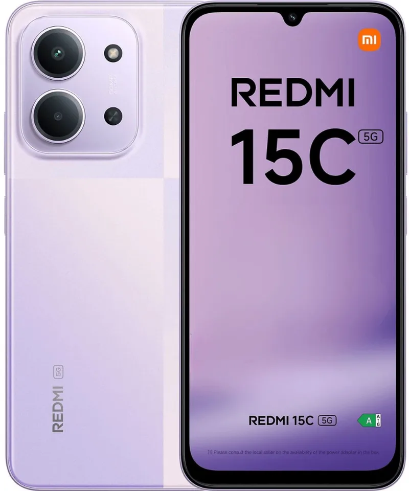 Redmi 15C - 5G - 4GB/256GB - Paars by Xiaomi in Dusk Purple – product photo