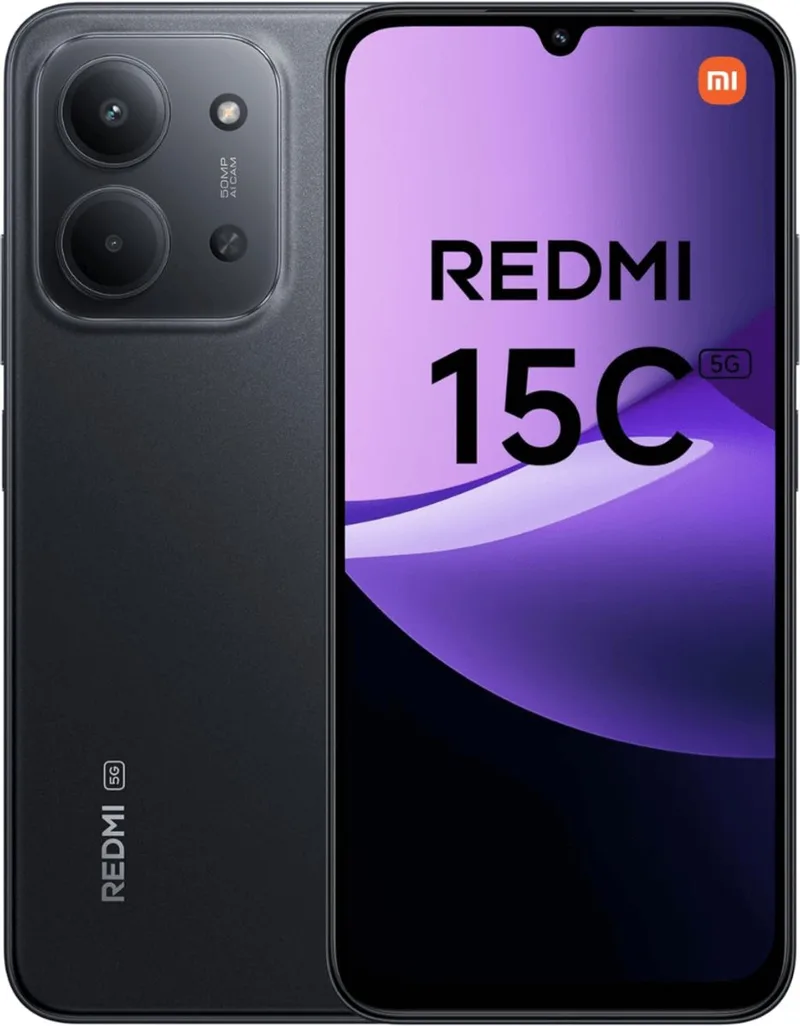 Redmi 15C - 5G - 4GB/256GB by Xiaomi in Black – product photo